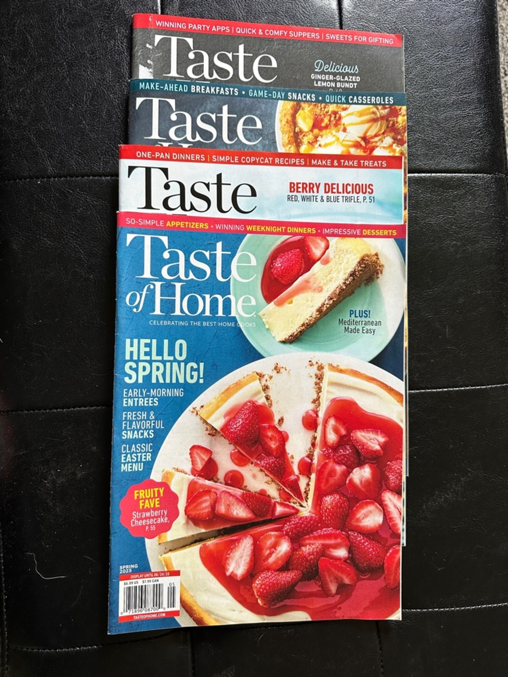 Taste of Home Spring-Winter 2025,  4 Magazines